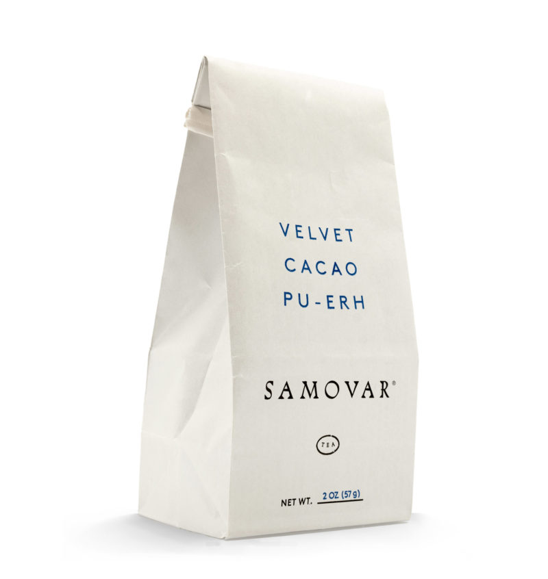 Velvet Cacao - White Bag - Front - 0502VECABG