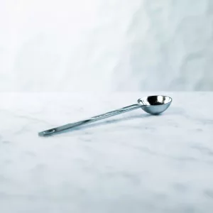 metal teaspoon for measuring tea