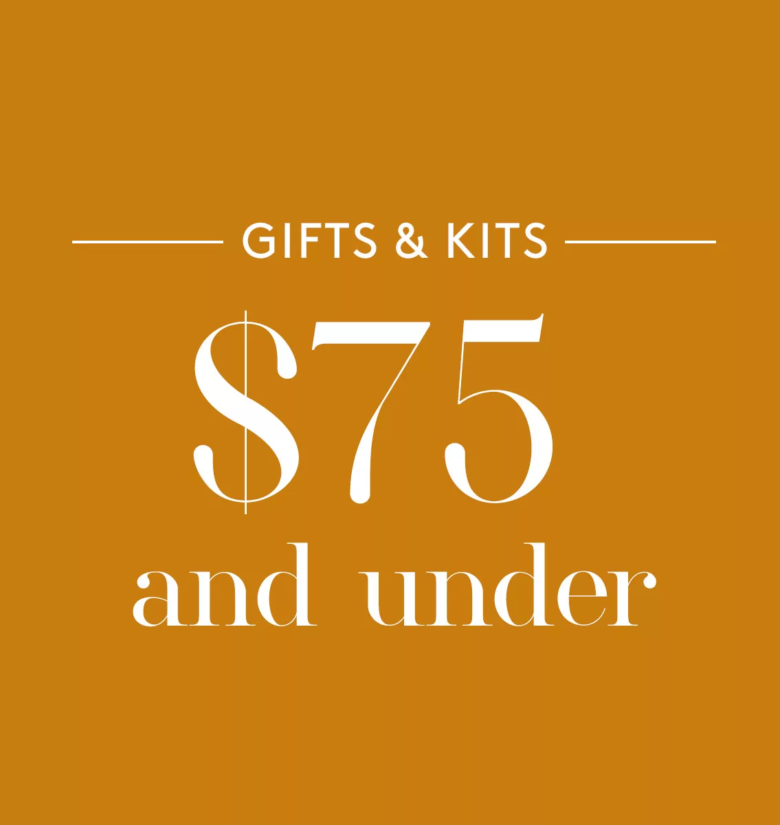 Gifts for $75 and under